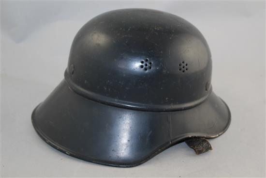 A German Third Reich Luftschutz M38 gladiator helmet,